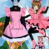 Anime Cardcaptor Sakura Clear Card Kinomoto Sakura Cosplay Costume
