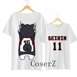 Anime Kuroko's Basket Ball Seirin 11 Kuroko Tetsuya T-shirt Cosplay Costume