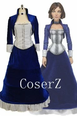 Game Bioshock Infinite Elizabeth Cosplay Costume