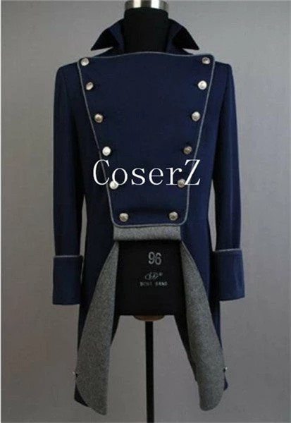 Movie/TV Les Miserables Norm Lewis Javert Jacket Cosplay Costume 5 Movie/TV Les Miserables Norm Lewis Javert Jacket Cosplay Costume