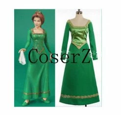 Movie/TV Shrek Princess Fiona Dress Costume Cosplay