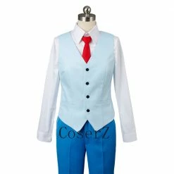 Anime Ace Attorney Phoenix Wright Naruhodo Ryuichi Gyakuten Saiban Cosplay Costume