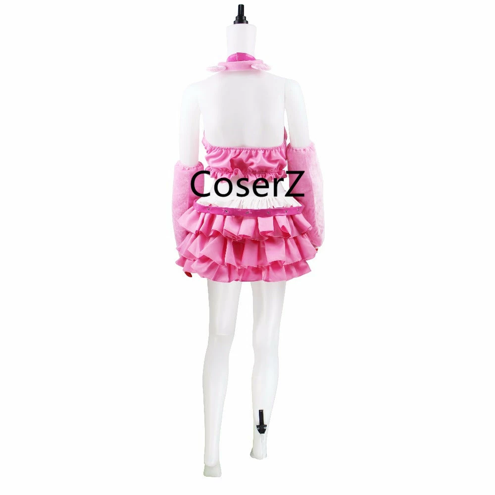 Anime Super Sonic Pink Cosplay Costume Halloween Costume 4 Anime Super Sonic Pink Cosplay Costume Halloween Costume