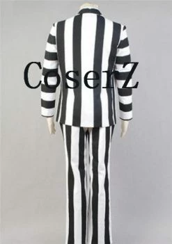 Movie/TV Beetlejuice Tim Burton Suit Cosplay Costume