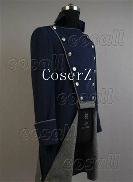 Movie/TV Les Miserables Norm Lewis Javert Jacket Cosplay Costume 8 Movie/TV Les Miserables Norm Lewis Javert Jacket Cosplay Costume