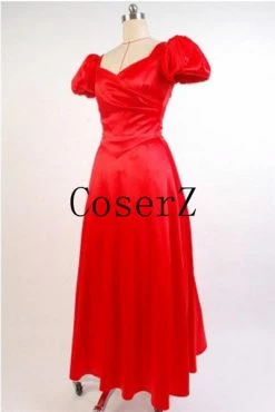 Movie/TV Meet Me In St. Louis 1944 Film Judy Xmas Red Dress Cosplay Costume 11 Movie/TV Meet Me In St. Louis 1944 Film Judy Xmas Red Dress Cosplay Costume