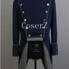 Movie/TV Les Miserables Norm Lewis Javert Jacket Cosplay Costume