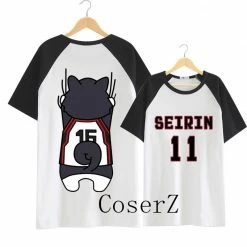 Anime Kuroko's Basket Ball Seirin 11 Kuroko Tetsuya T-shirt Cosplay Costume
