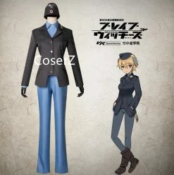 Anime Strike Witches Rutoruto KurupiNsuki Cloth Cosplay Costume