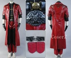 Anime Devil May Cry IV 4 Dante Cosplay Costume Halloween Costume