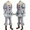 Movie/TV It 2017 Pennywise Adult Costume Halloween Terror Clown Cosplay Costume