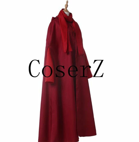 Movie/TV The Handmaid's Tale Long Red Robe Full Set Party Costume 4 Movie/TV The Handmaid's Tale Long Red Robe Full Set Party Costume