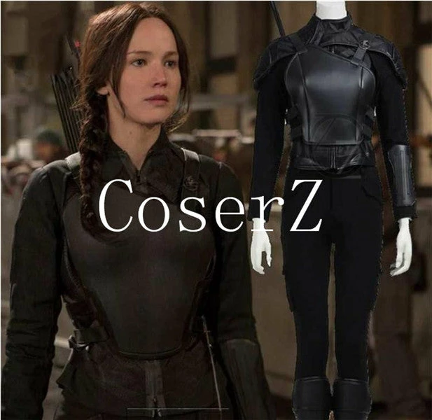 Movie/TV The Hunger Games Katniss Everdeen Cosplay Costume 3 Movie/TV The Hunger Games Katniss Everdeen Cosplay Costume