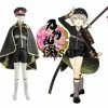 Game Touken Ranbu Cosplay Nakigitsune Satin Cosplay Costume