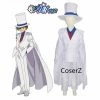 Anime Detective Conan Kaito Kid Gentleman Thief White Suit For Kids Cosplay Costume