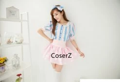 Anime Nitro Super Sonic 3ds Blue Pink Game Cosplay Costume