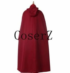 Movie/TV The Handmaid's Tale Long Red Robe Full Set Party Costume 8 Movie/TV The Handmaid's Tale Long Red Robe Full Set Party Costume