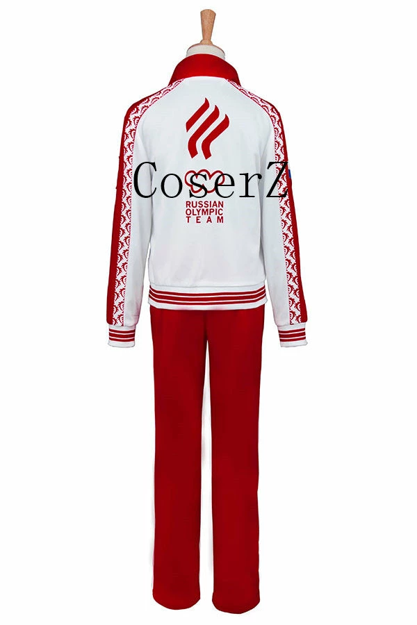 Anime Yuri On Ice Viktor Nikiforov Uniform Cosplay Costume 4 Anime Yuri On Ice Viktor Nikiforov Uniform Cosplay Costume