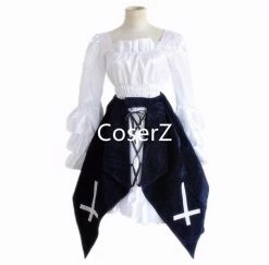 Anime Peach-Pit Rozen Maiden Mercury Lamp Uniform Cosplay Costume