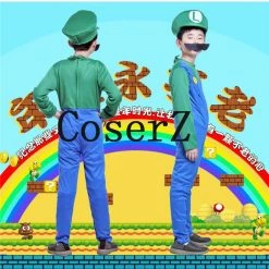 Game Super Mario Luigi Brothers Plumber Party Costume Cosplay 9 Game Super Mario Luigi Brothers Plumber Party Costume Cosplay