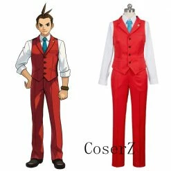 Anime Ace Attorney Gyakuten Saiban Apollo Justice4 Cosplay Costume