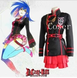 Anime D.Gray-man Linali Lenalee Cosplay Costume Halloween Costume