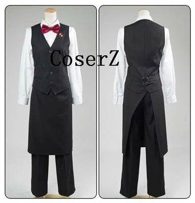 Anime Death Billiards Death Parade Dequim Bartender Uniform Cosplay Costume 3 Anime Death Billiards Death Parade Dequim Bartender Uniform Cosplay Costume