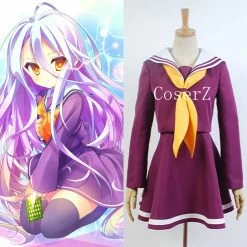 Anime Cosplay NO GAME NO LIFE Shiro Sailor Cosplay Costume Halloween Costume