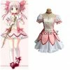 Anime Puella Magi Madoka Magica Kaname Madoka Cosplay Costume