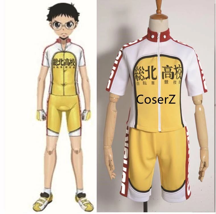 Anime Yowamushi Pedal Sohoku Shunsuke Imaizumi Bicycle Race Sports Suit Bike Cosplay Costumes 3 Anime Yowamushi Pedal Sohoku Shunsuke Imaizumi Bicycle Race Sports Suit Bike Cosplay Costumes