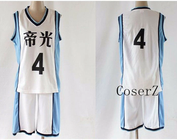 Anime KUROKO'S BASKET BALL Kuroko No Basuke Teiko School #4 5 6 7 8 15 Akashi Seijyuurou Uniforms Cosplay Costume 4 Anime KUROKO'S BASKET BALL Kuroko No Basuke Teiko School #4 5 6 7 8 15 Akashi Seijyuurou Uniforms Cosplay Costume