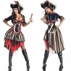 Movie/TV Pirate Of The Caribbean Women Fancy Dress Cosplay Costume