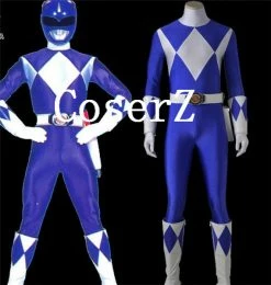 Movie/TV Power Ranger Blue Ranger Jumpsuit Tricera Ranger Dan Cosplay Custome