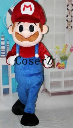 Game Super Mario Luigi Brothers Fancy Dress Up Party Mascot Cosplay Costume