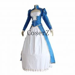 Anime Fate/Stay Night Saber Cosplay Costume Halloween Costume