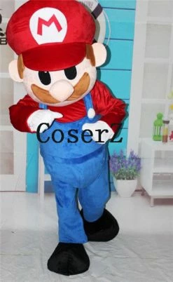 Game Super Mario Luigi Brothers Fancy Dress Up Party Mascot Cosplay Costume