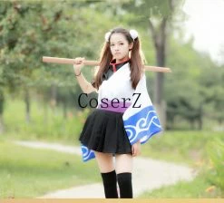 Anime Gintama Sakata Gintoki Female Lolita Kimono Cosplay Costume