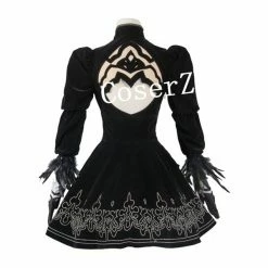 Game Nier Automata 2B Uniform Dress Cosplay Costume