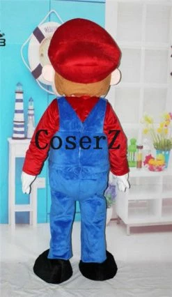 Game Super Mario Luigi Brothers Fancy Dress Up Party Mascot Cosplay Costume