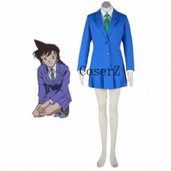 Anime Detective Conan Mouri Ran Cosplay Costume Halloween Costume