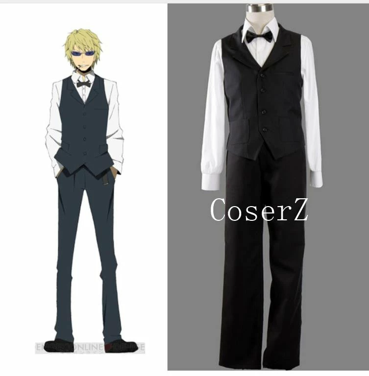 Anime DuRaRaRa Shizuo Heiwajima Suit Cosplay Costume Halloween Costume 3 Anime DuRaRaRa Shizuo Heiwajima Suit Cosplay Costume Halloween Costume