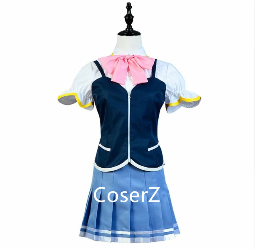 Anime Valkyrie Drive Mermaid Mamori Tokonome Uniform COS Clothing Cosplay Costume 3 Anime Valkyrie Drive Mermaid Mamori Tokonome Uniform COS Clothing Cosplay Costume