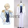 Game Ensemble Stars Idol Unit Fine White Full Cosplay Costume
