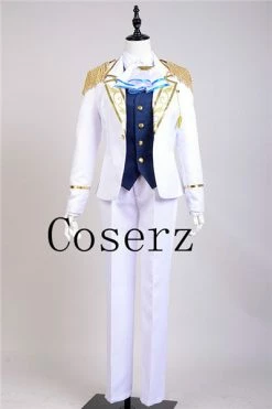 Game Ensemble Stars Idol Unit Fine White Full Cosplay Costume