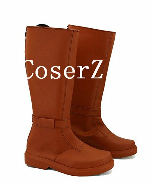 Movie/TV Star Wars Jedi Knight Obi-Wan Obi Wan Kenobi Cosplay Shoes Boots Cosplay Costume 4 Movie/TV Star Wars Jedi Knight Obi-Wan Obi Wan Kenobi Cosplay Shoes Boots Cosplay Costume
