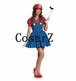 Game Super Mario Luigi Bros Cosplay Costume
