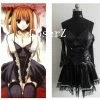Anime Death Note Misa Amane Imitation Leather Cosplay Costumes(No Sockings) 1 Anime Death Note Misa Amane Imitation Leather Cosplay Costumes(No Sockings)