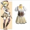 Anime Puella Magi Madoka Magica Tomoe Mami Cosplay Costume