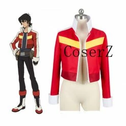Anime Voltron Legendary Defender Keith Red Jacket Top Coat Cosplay Costume