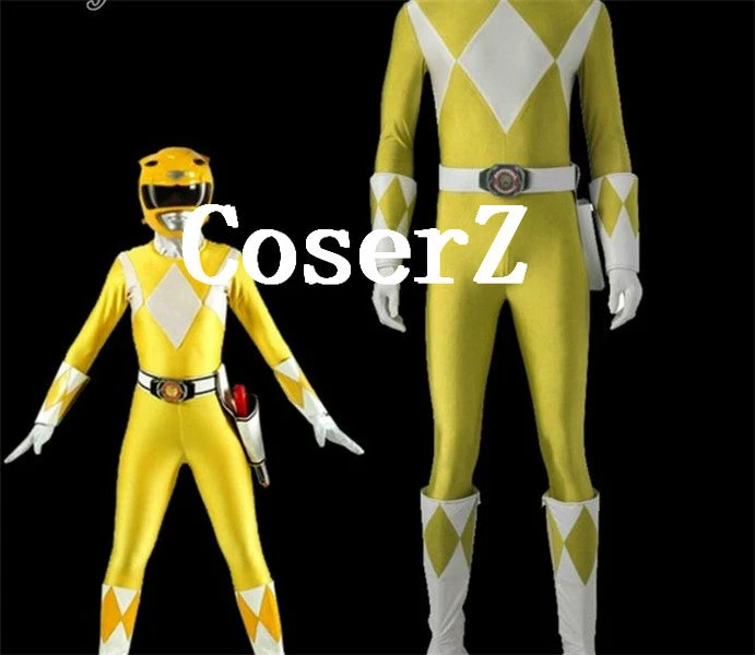 Movie/TV Power Ranger Boy Rangers Cosplay Yellow Ranger Boi Cosplay Costumes 3 Movie/TV Power Ranger Boy Rangers Cosplay Yellow Ranger Boi Cosplay Costumes